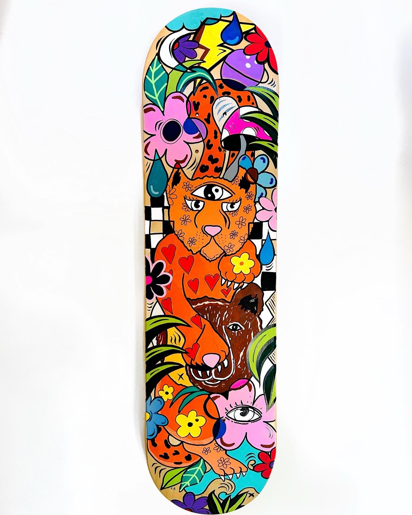 Jungle Cat Original Skate Deck
