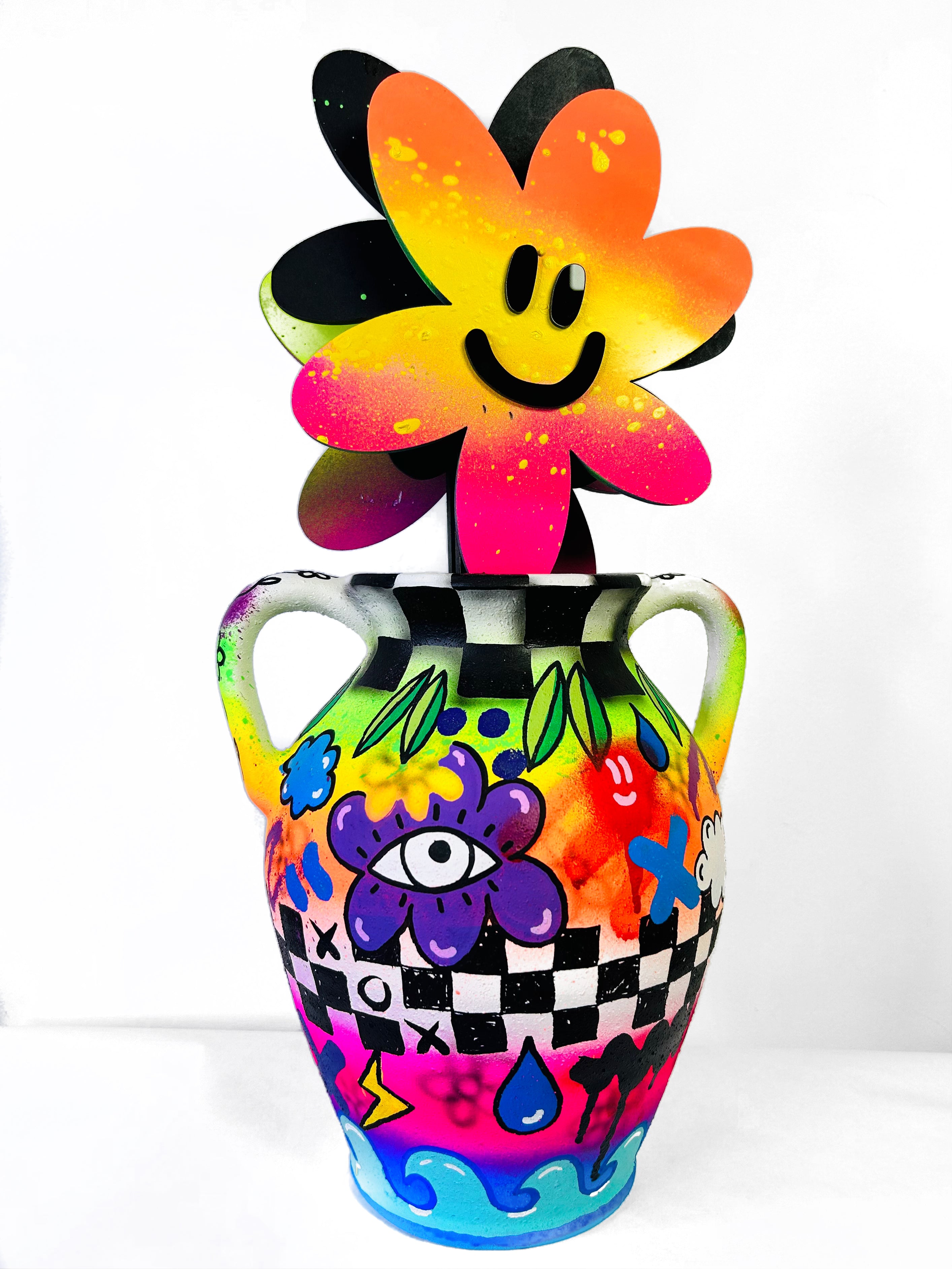 Vase Bouquet Sculpture